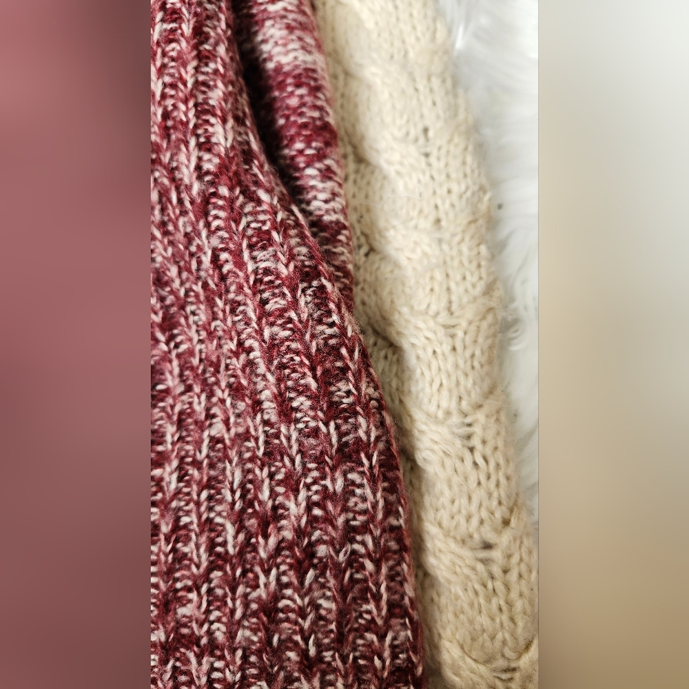 Maroon Knit Sweater - Picture 5 of 8